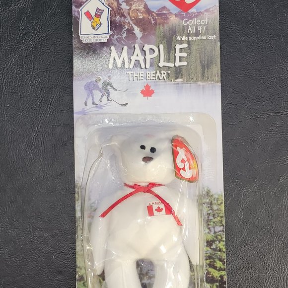 Ty Beanie Babies Complete Set (4) with Rare Tag Error 1999 McDonald's Erin Brita - Picture 8 of 10